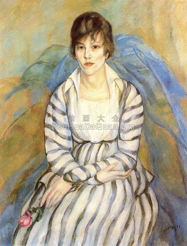 Retrato de Maria Llimona - 华金·苏尼埃尔·德·米罗